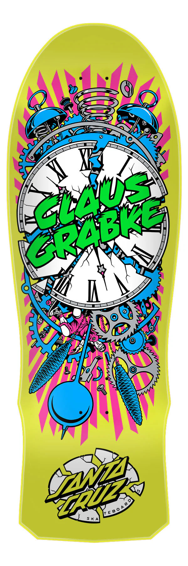 Santa Cruz Grabke Exploding Clock Reissue Deck 10.04