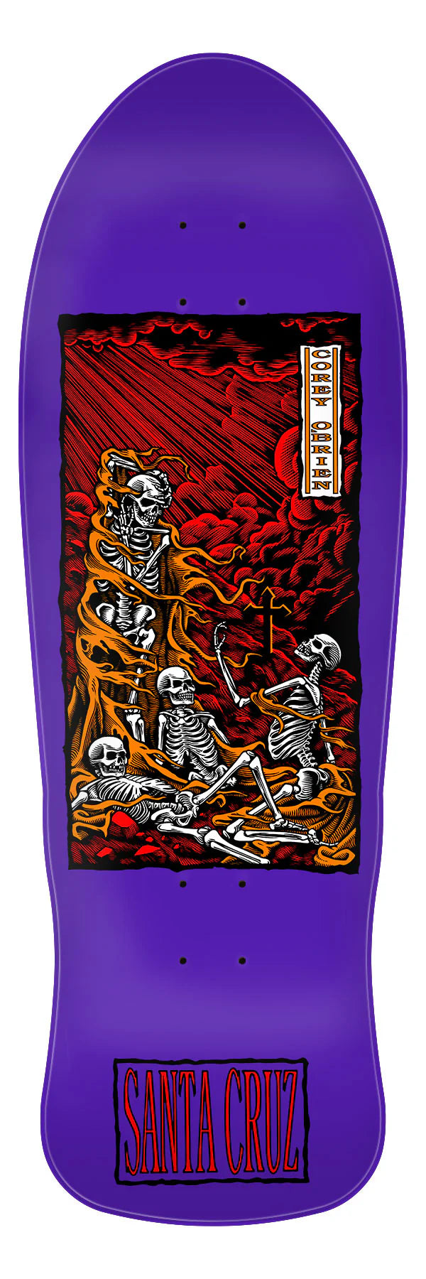 Santa Cruz OBrien Purgatory Reissue Deck 9.85