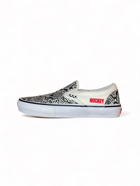 Vans Skate Slip on Hockey (Snake/White)