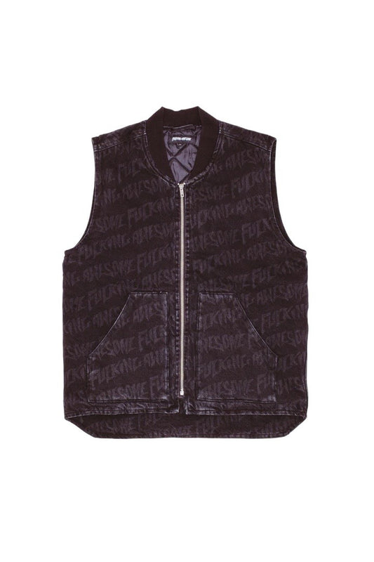 FA Stamp Denim Vest