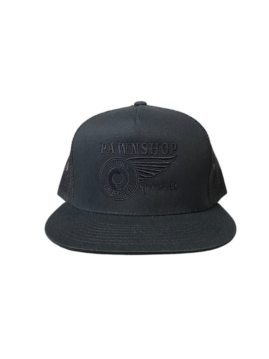 Pawnshop W&W Embroidered Trucker Hat (BLACK)
