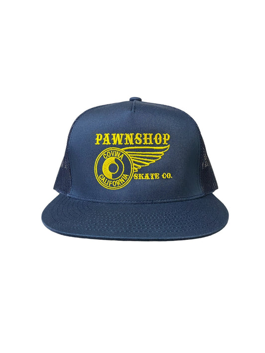 Pawnshop W&W Embroidered Trucker Hat (NAVY)