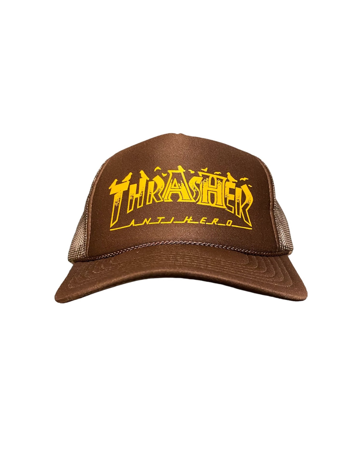 Thrasher X Anti-Hero Pigeon Mag Trucker Hat