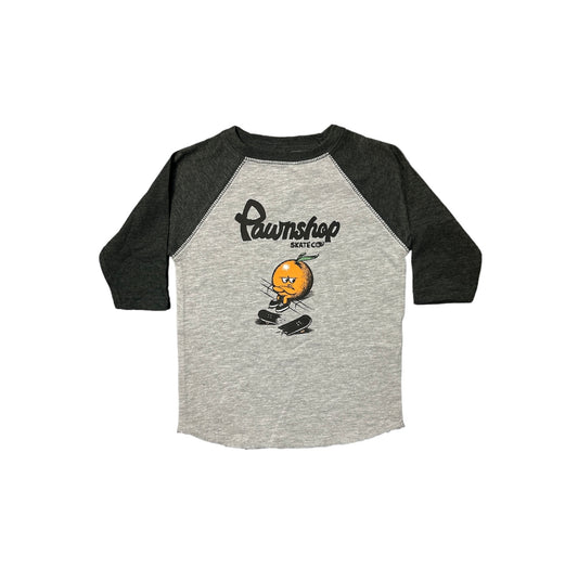 Toddler Orange Dude Baseball Tee