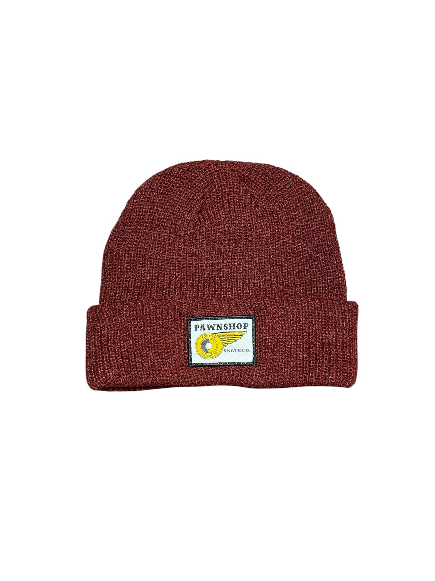 Pawnshop Wing & Wheel Patch Knitted Beanie