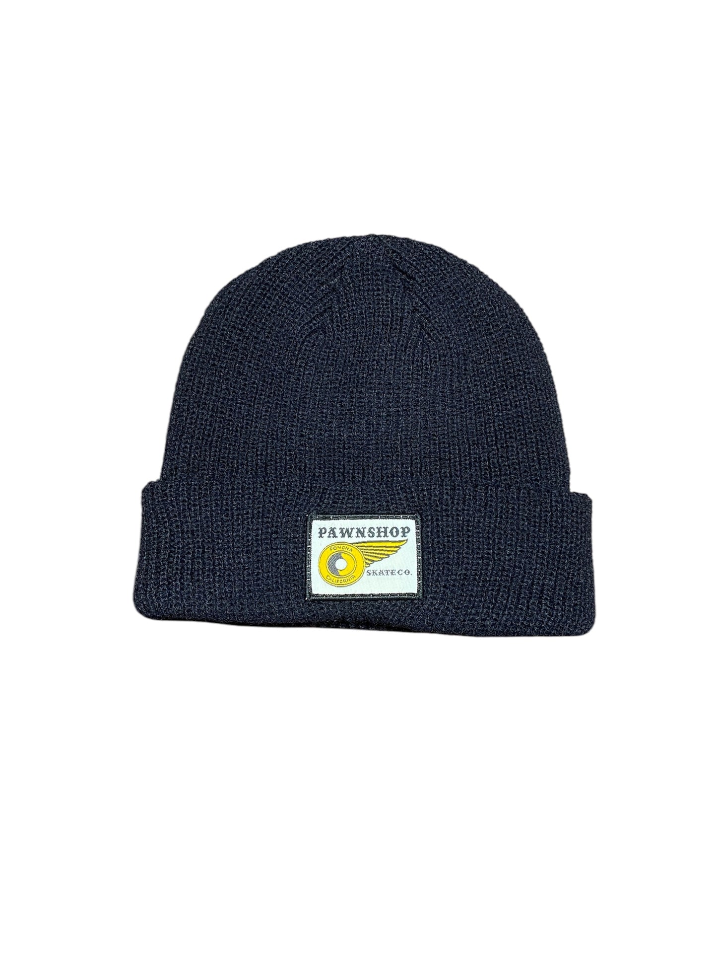 Pawnshop Wing & Wheel Patch Knitted Beanie