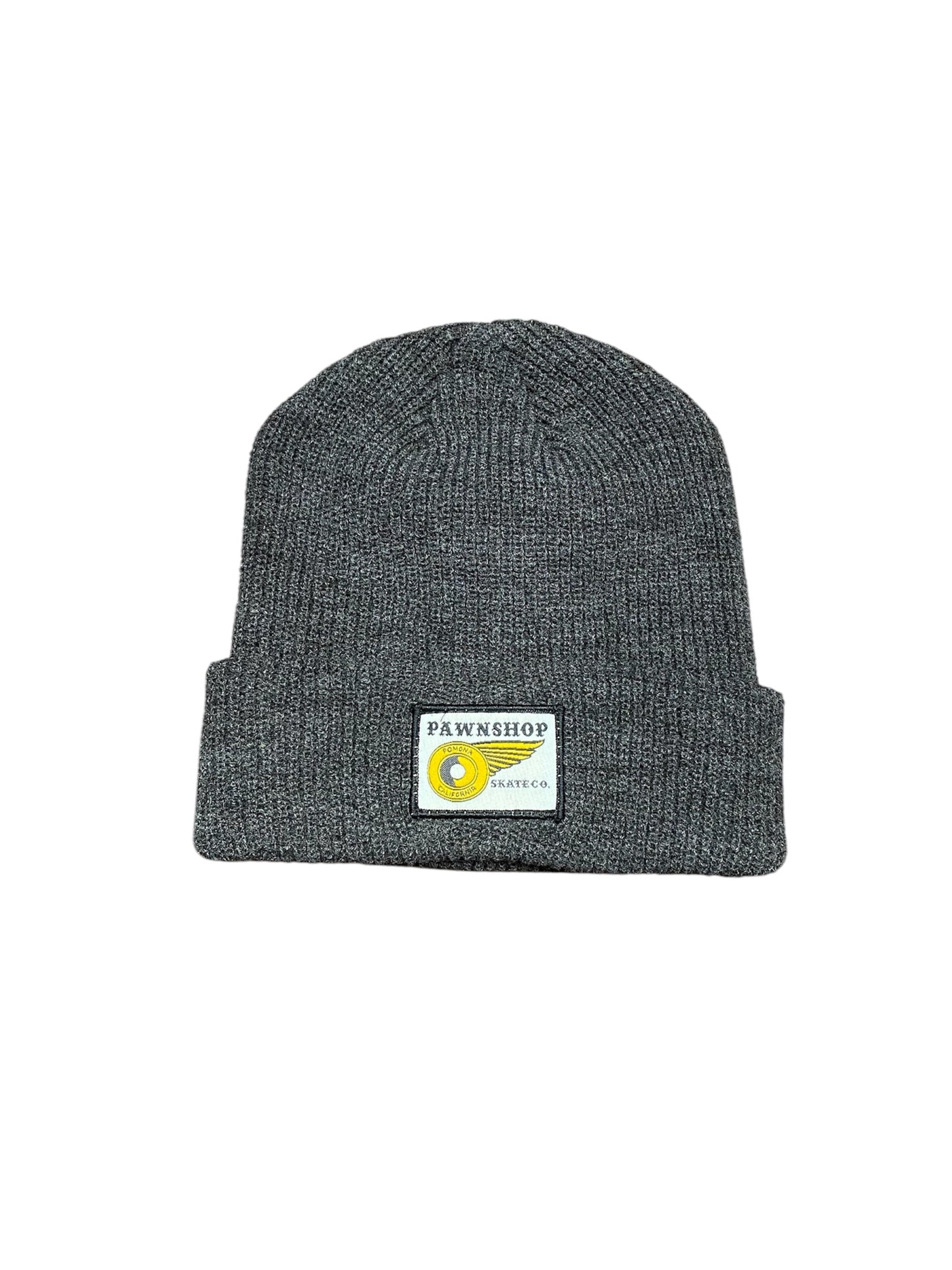 Pawnshop Wing & Wheel Patch Knitted Beanie