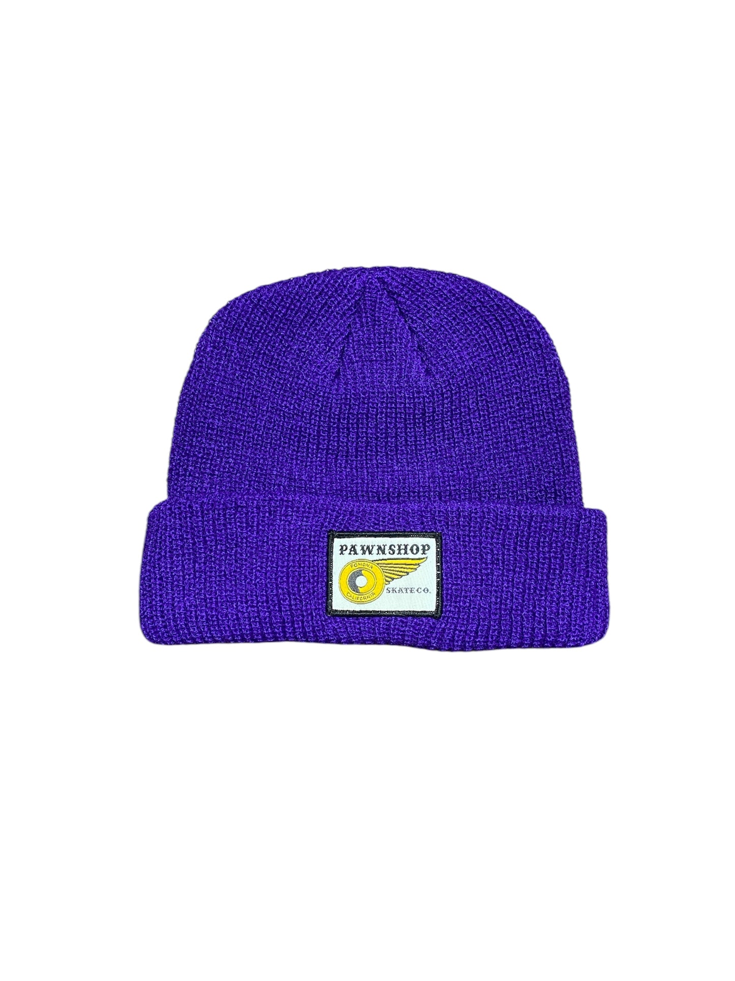 Pawnshop Wing & Wheel Patch Knitted Beanie