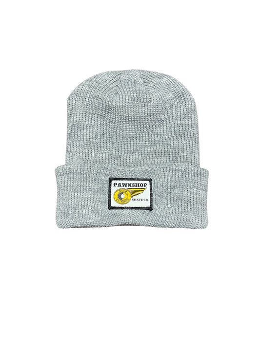 Pawnshop Wing & Wheel Patch Knitted Beanie