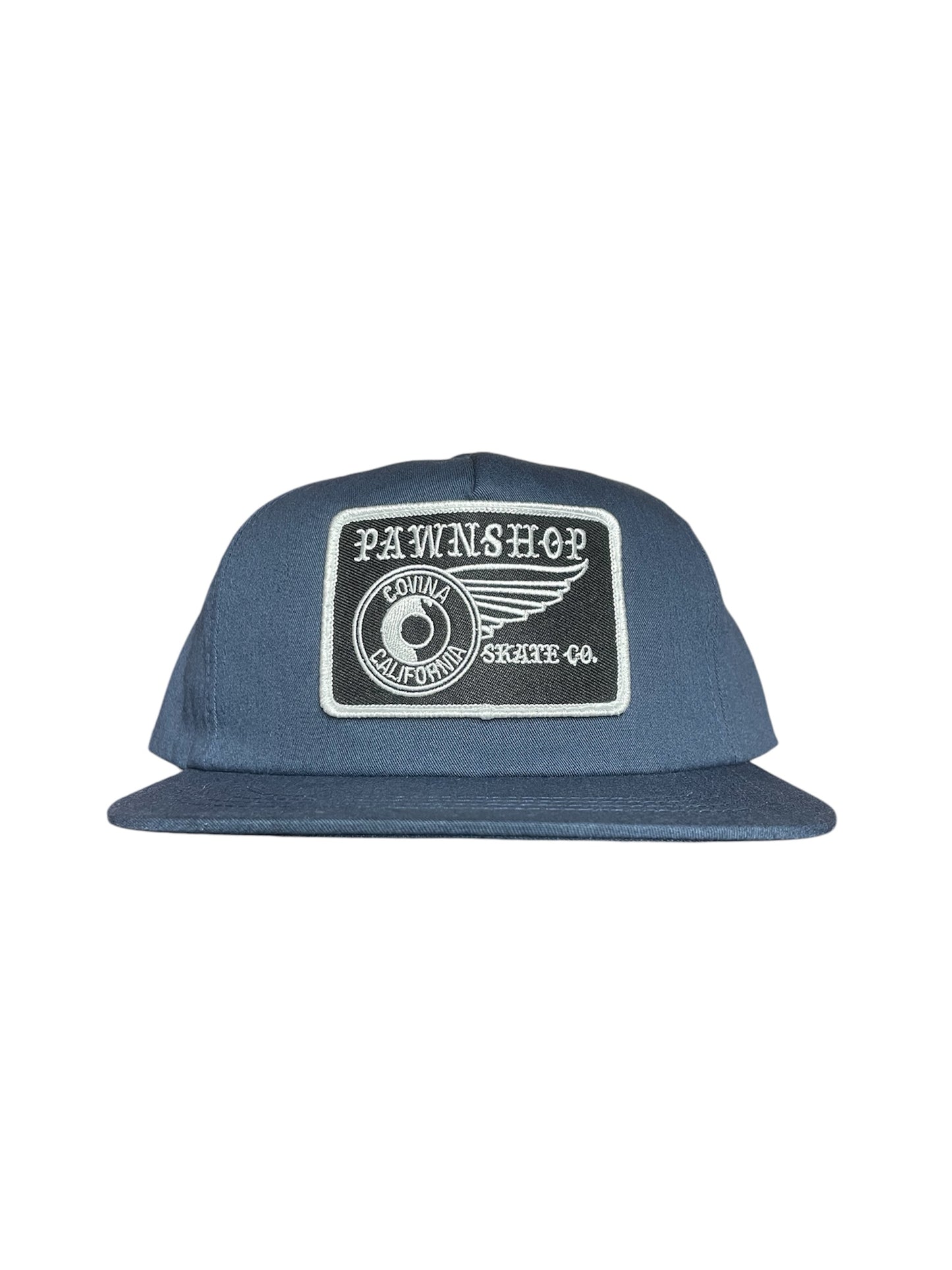 Pawnshop Black/White Wing & Wheel Deconstructed Snapback