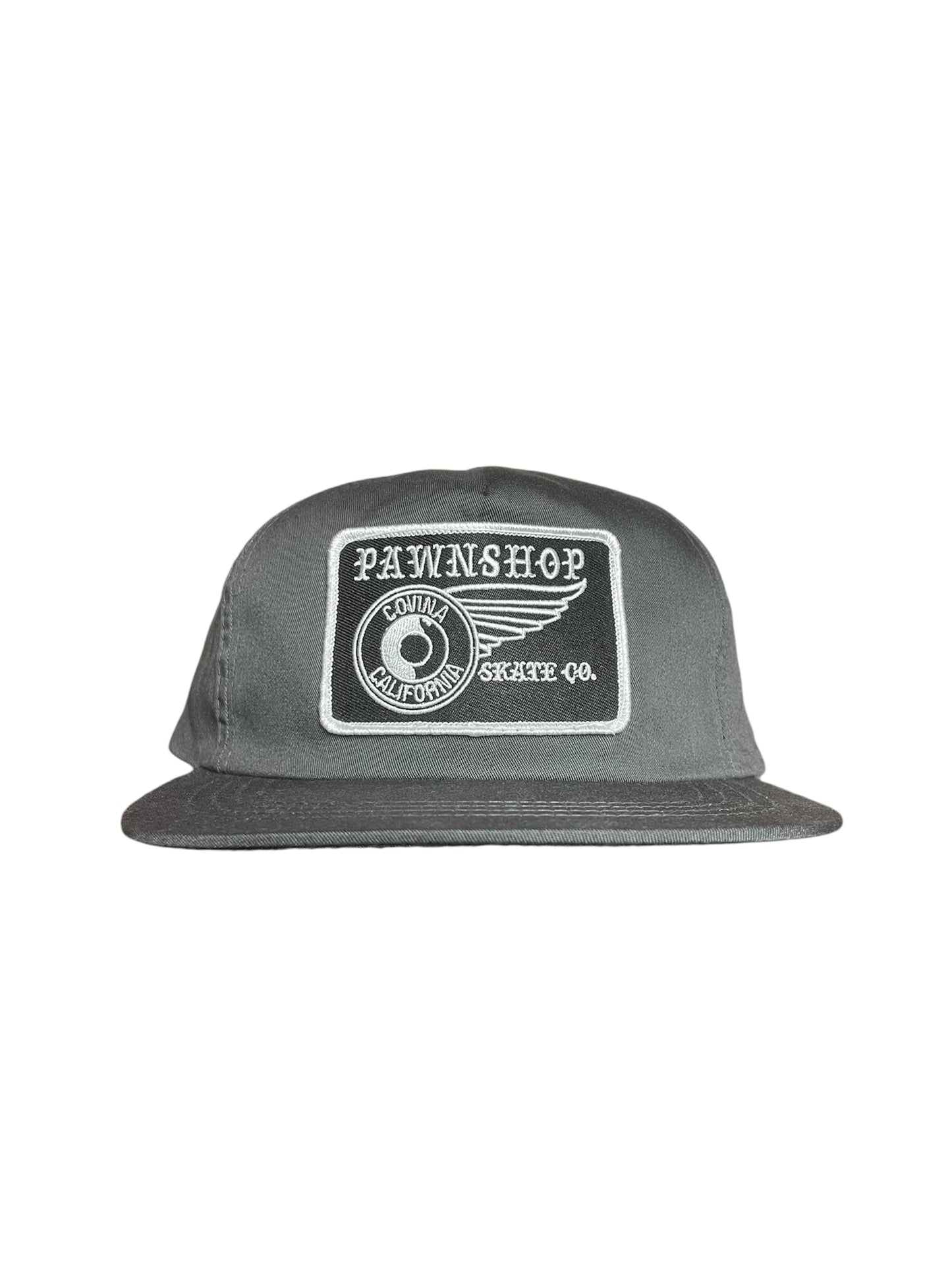 Pawnshop Black/White Wing & Wheel Deconstructed Snapback