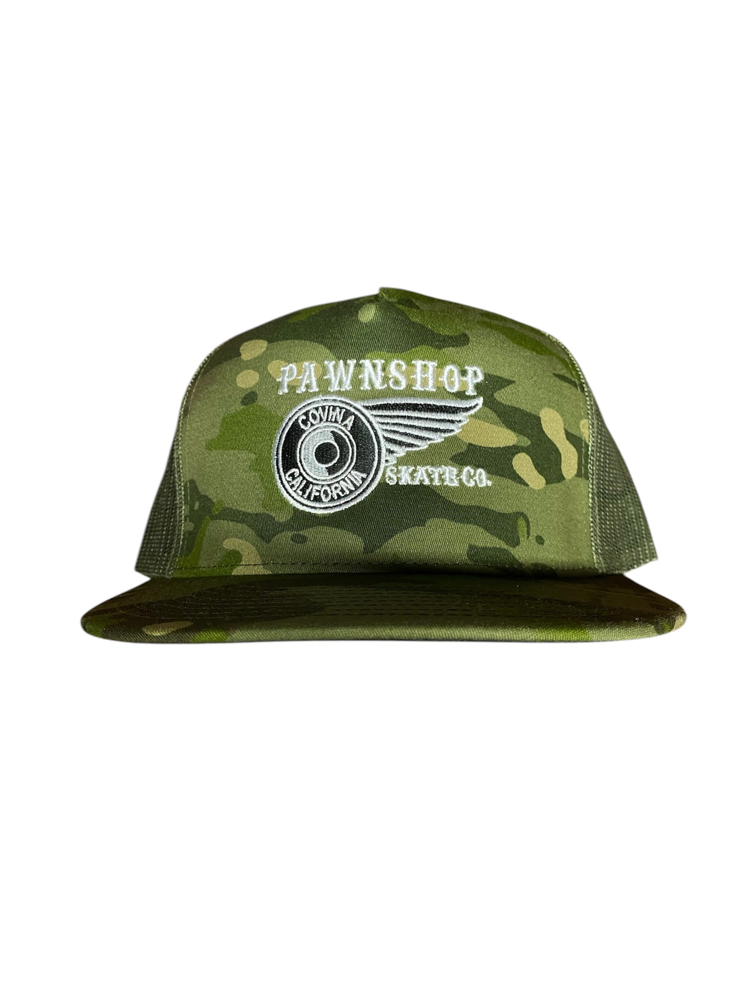 Pawnshop Embroidered W&W Camo Trucker Snapback