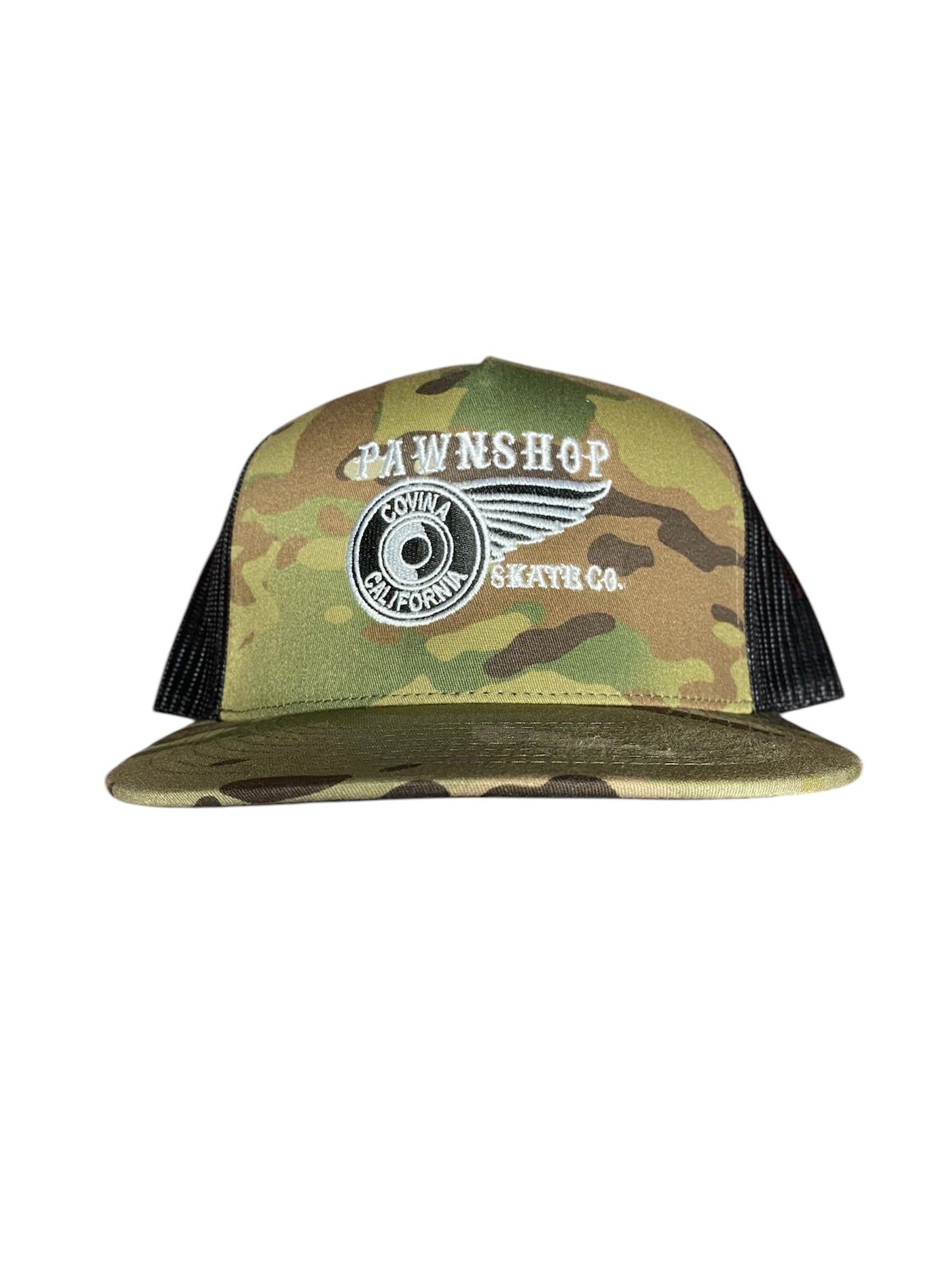 Pawnshop Embroidered W&W Camo Trucker Snapback