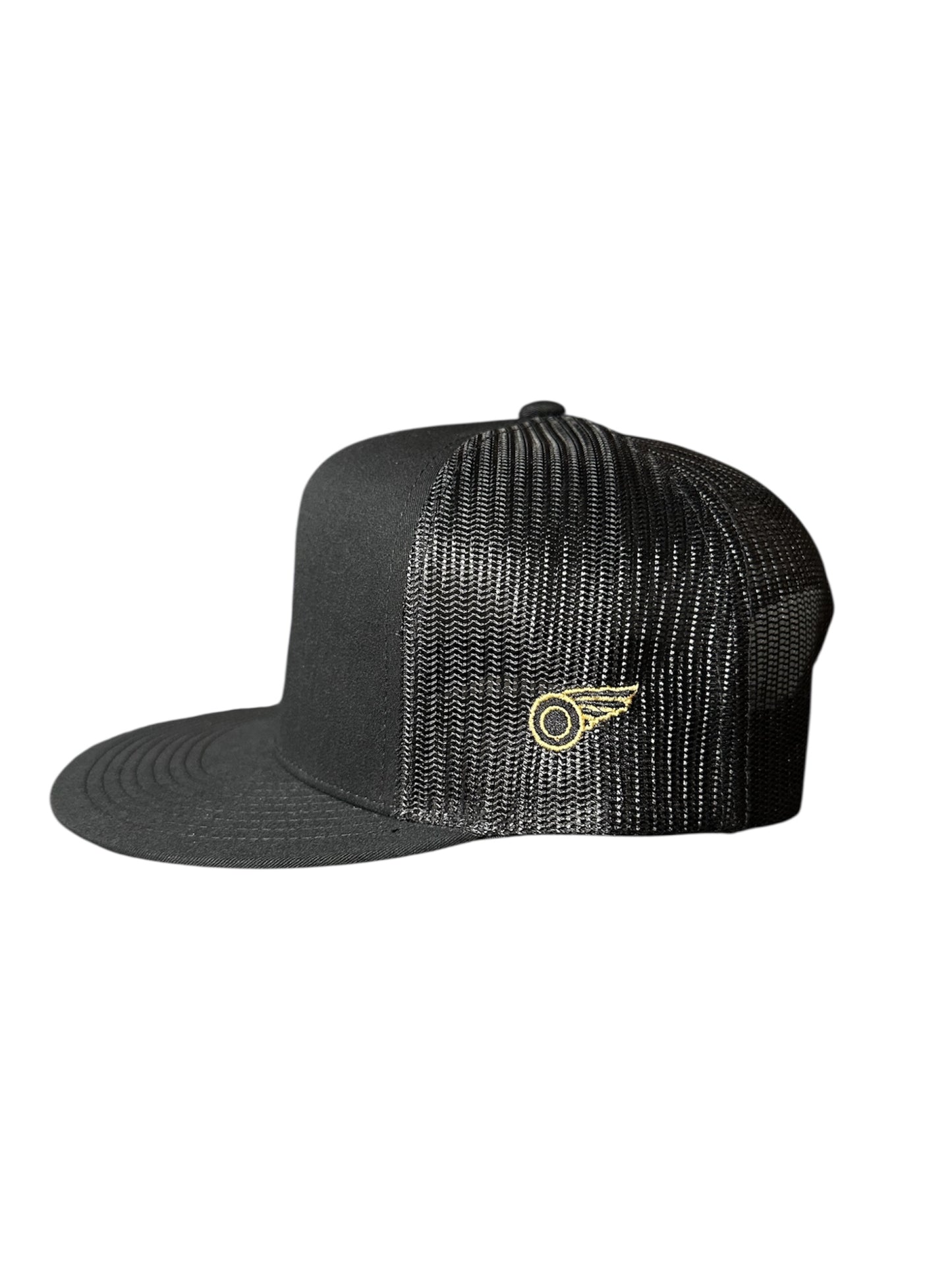 Pawn Embroidered P Black Trucker Hat