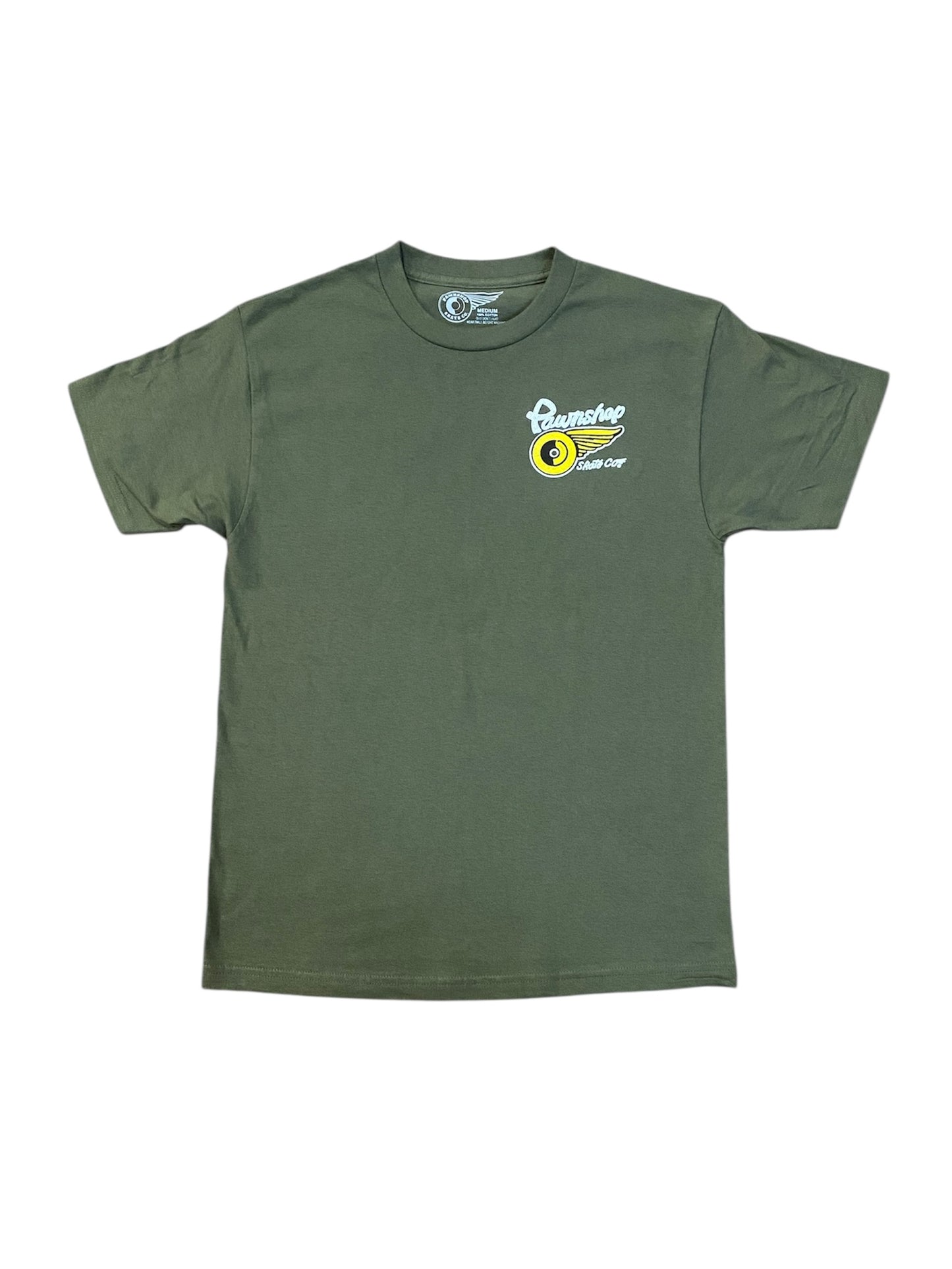 Pawnshop Chain Stitch Wing & Wheel Tee