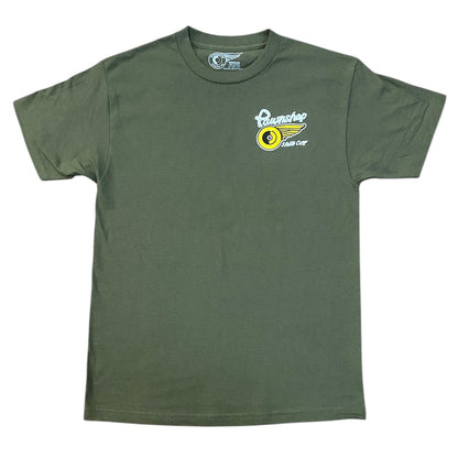 Pawnshop Chain Stitch Wing & Wheel Tee