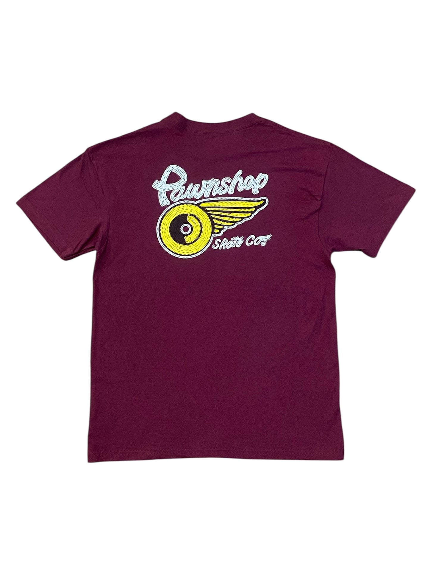 Pawnshop Chain Stitch Wing & Wheel Tee