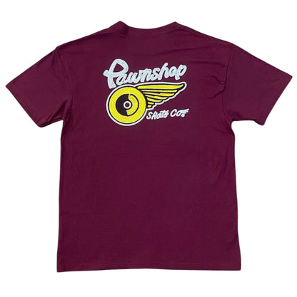 Pawnshop Chain Stitch Wing & Wheel Tee