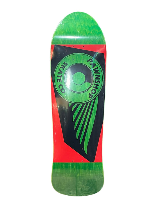 Pawnshop Wing & Wheel Outlined Deck (Shaped)