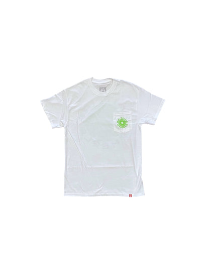 Spitfire Classic '87 Swirl S/S Pocket Tee (White/Green)