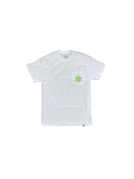 Spitfire Classic '87 Swirl S/S Pocket Tee (White/Green)