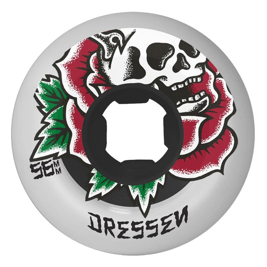 OJ Eric Dressen Rose Skull Double Duro Chubbies Wheels 99a/95a 56mm