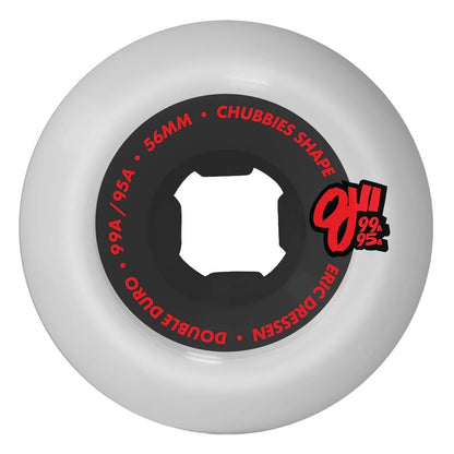 OJ Eric Dressen Rose Skull Double Duro Chubbies Wheels 99a/95a 56mm
