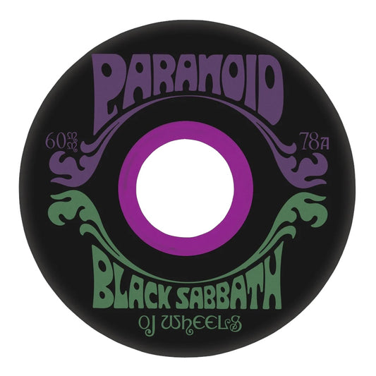 OJ Black Sabbath Paranoid Super Juice Wheels Black 78a 60mm