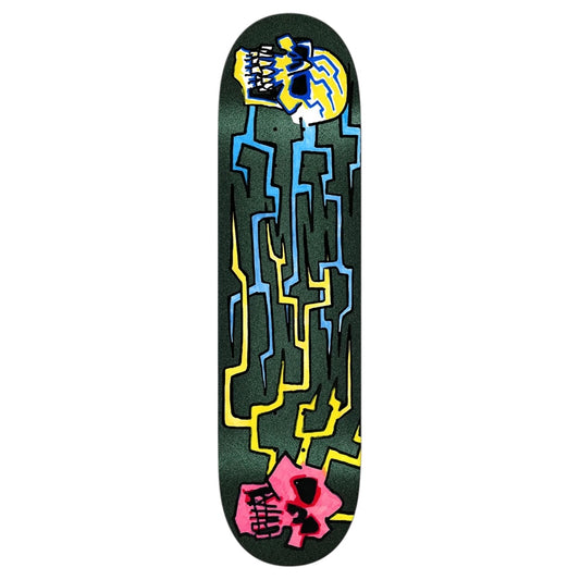 Krooked Slick Twin Tail Worrest Skull Deck 8.3