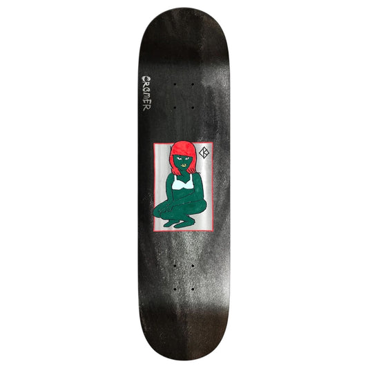 Krooked DBX Cromer Green Lady Deck 8.25