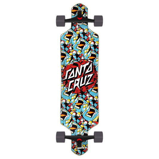 Santa Cruz Screaming Scratched Hand Dot LongBoard Complete