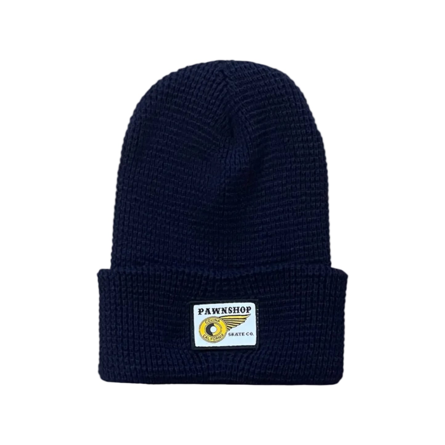 Pawnshop Small W&W Patch Ribbed Beanie