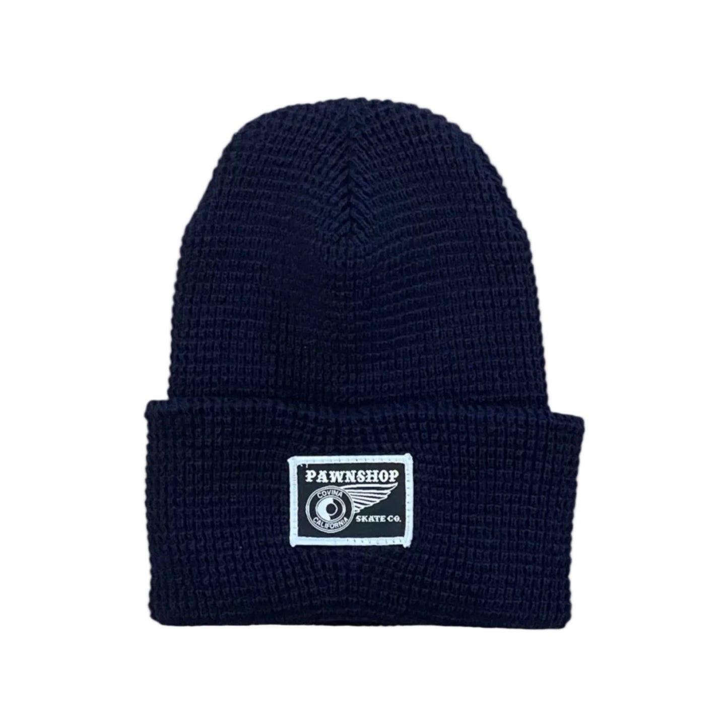 Pawnshop Small W&W Patch Ribbed Beanie