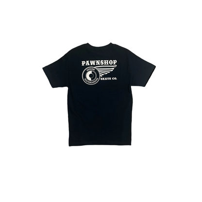Pawnshop Genuine Wing & Wheel Tee (Black)