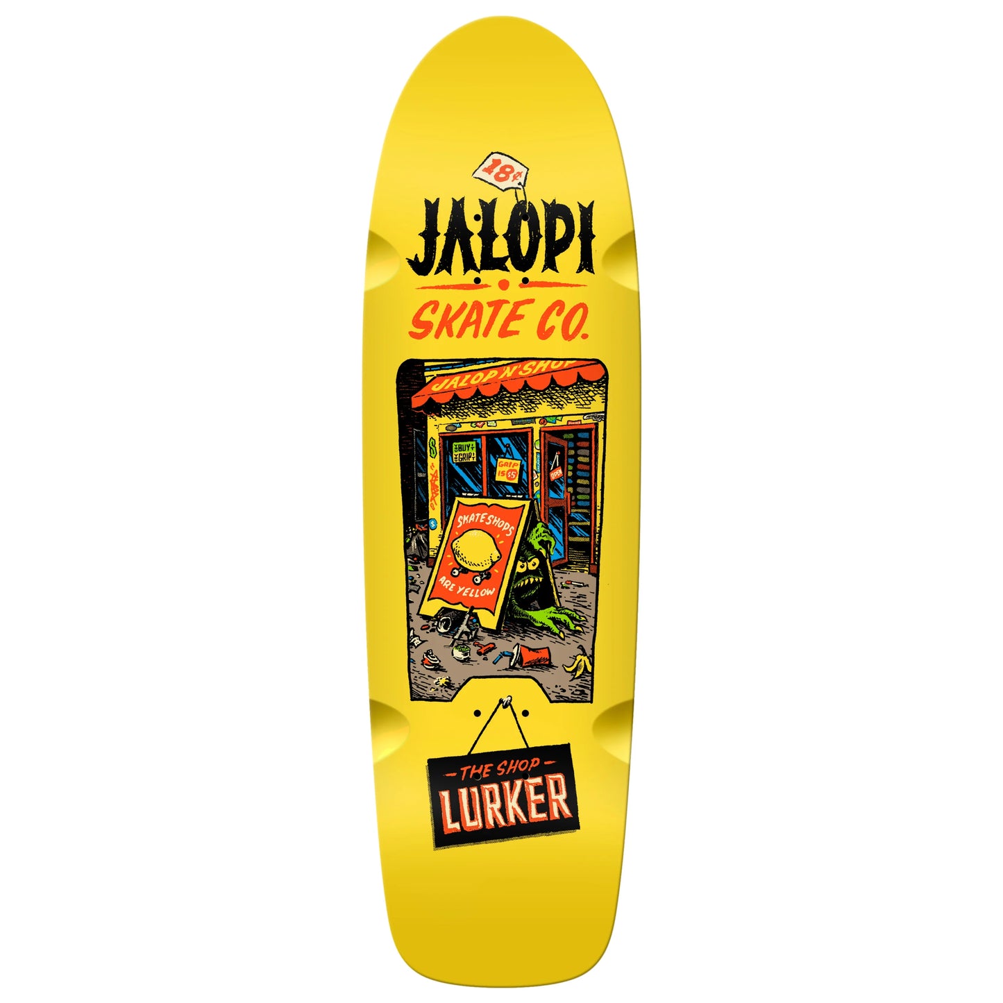 Anti Hero SSD26 Jalopi Lurker Shaped Deck 9.1