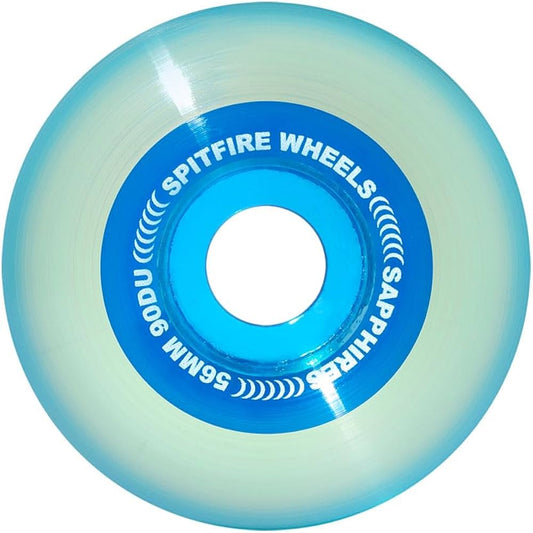 Spitfire sapphire wheels 56mm blue