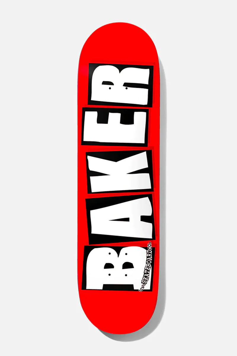 BAKER Logo White Deck 8.6