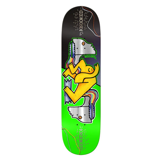 Krooked Worrest Neon Robot Slick Deck