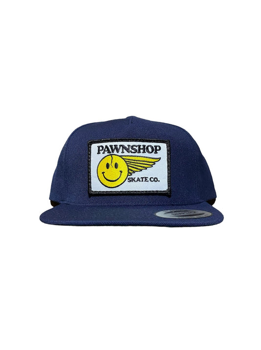 Pawnshop classic SnapBack happy face navy