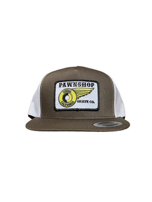 Pawnshop trucker hat OG brown white