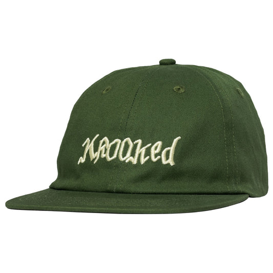 Krooked Double OK Script Snap back Hat