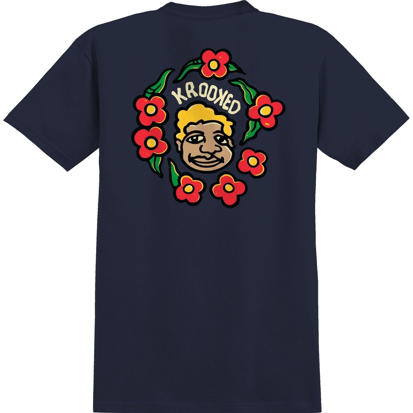 Krooked Mark Gonzales S/S Tee (True Navy)